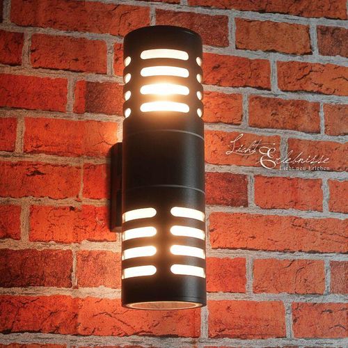 4251254265837 - Licht-erlebnisse - Außenlampe Anthrazit Up Down Wand Haus Garten - Anthrazit