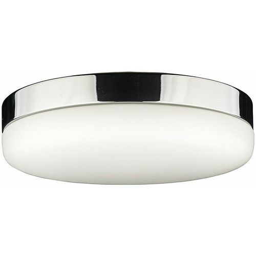 4251756330088 - Licht-erlebnisse - Deckenlampe Chrom Bad Wohnzimmer Leuchte moni - Chrom Weiß