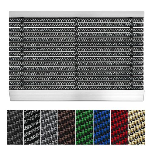4059382029563 - Floordirekt Hochleistungsmatte Profi Brush Schwarz-Weiß 4059382029563 - Floordirekt Hochleistungsmatte Profi Brush Schwarz-Weiß