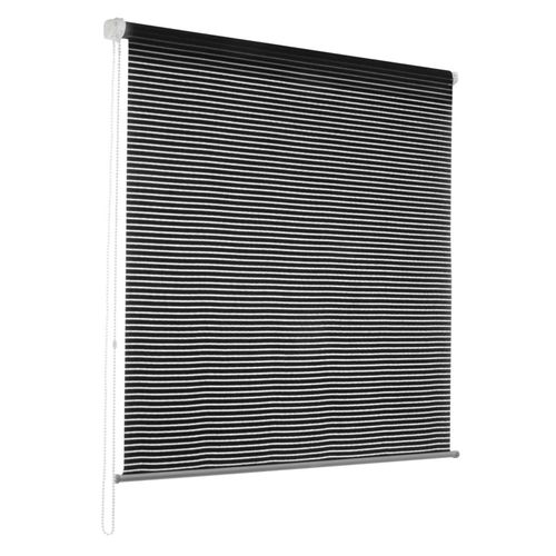 4251041649468 - Floordirekt - Mini Fashion Rollo Deluxe Stripe Anthrazit 60 x 150 cm - Anthrazit