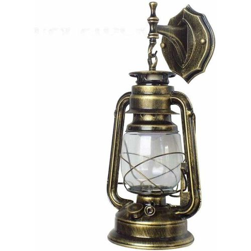 0738633567712 - Senderpick - Vintage ländliche Wandlampe Veranda Lampe led antike Außenwandlampe Wohndekoration (bronzegrün)