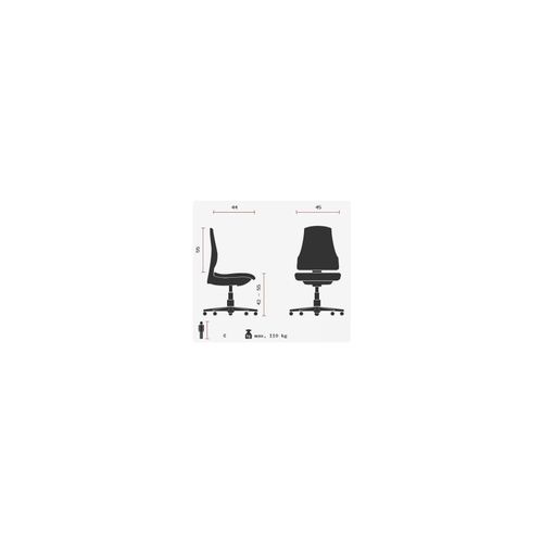 4014296327563 - Profi Bürostuhl SITNESS Stoff ohne Armlehnen Topstar 4014296327563 - Profi Bürostuhl SITNESS Stoff ohne Armlehnen Topstar