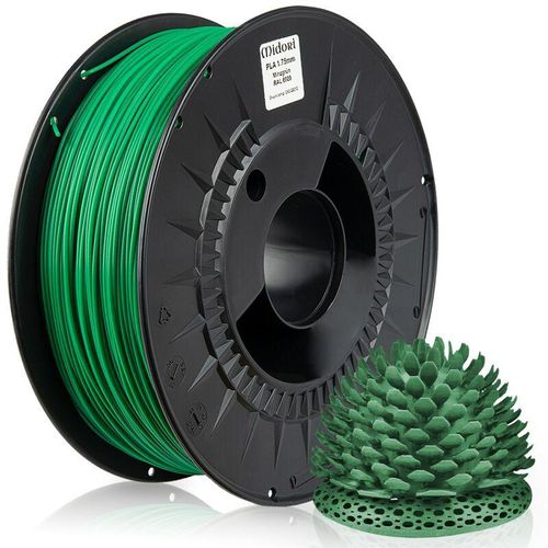 4058592510809 - - 4 x ® 3D Drucker 175mm pla Filament 1kg Spule Rolle Premium Minzgrün RAL6029 - Minzgrün