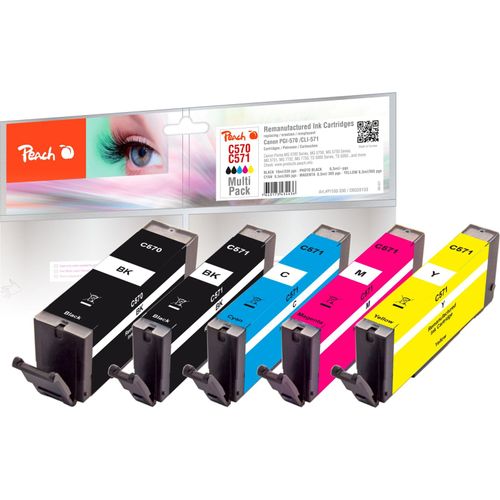 7640173434436 - PI100-336 - Kompatibel - Tinte auf Pigmentbasis - Schwarz - Cyan - Magenta - Gelb - Canon - Multi pack - Canon Pixma MG 5700 Series Canon Pixma MG 5750 Canon Pixma MG 5750 Series Canon Pixma MG 5751