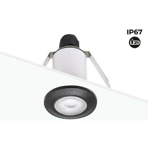 8031874223099 - - teresa LED-Einbaustrahler IP67 Lichtfarbe Warmweiß 3000KFarbe Schwarz - Warmweiß 3000K