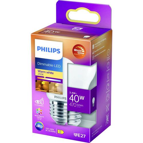 8719514324497 - Lighting 871951432449700 led eek d (a - g) E27 Tropfenform 34 w = 40 w Warmweiß (ø x l) 45 - Philips