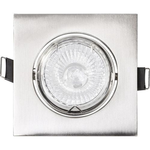 4016138809145 - CT-3112 Einbauring Halogen GU10 35 w Chrom (gebürstet) - Basetech