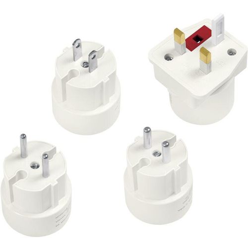 4052792051407 - LOGILINK PA0186 - Reise-Stecker-Adapter Set 4 Stück