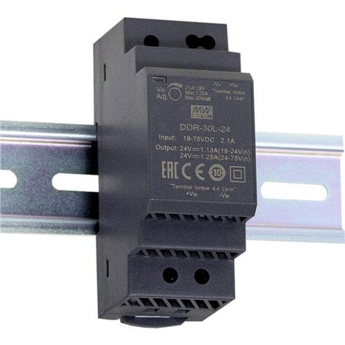 4021087050784 - DDR-30G-12 Hutschienen-DC DC-Wandler (DIN-Rail) 12 v dc 25 a 30 w Anzahl Ausgänge1 x i - Mean Well