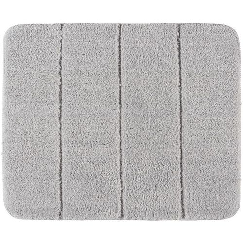 4008838230152 - Badteppich Steps Light Grey 55 x 65 cm Mikrofaser Grau Polyester hellgrau - grau - Wenko