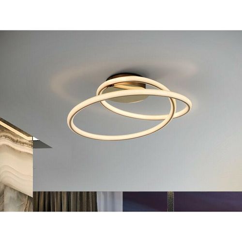 8435435330620 - Schuller Lighting - Schuller Tube - Integrierte led Semi Flush Deckenleuchte Glitter Gold