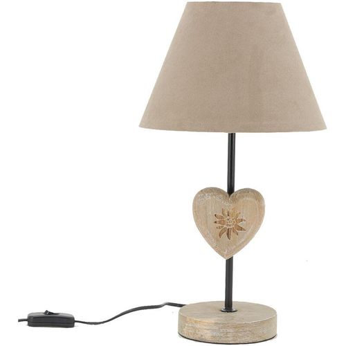 3238920816426 - Aubry Gaspard - Stehlampe aus Metall und Holz Coeur