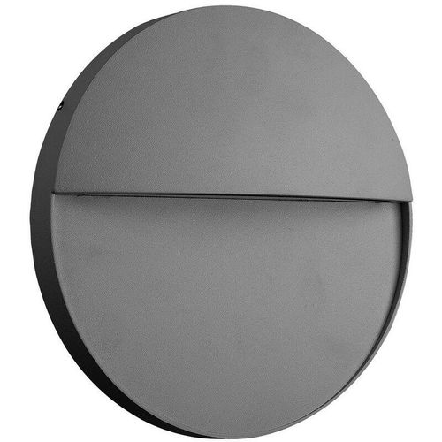8435153270178 - Inspired Mantra - Baker - Flush Wandleuchte groß rund 6W LED 3000K 275lm IP54 Anthrazit 8435153270178 - Inspired Mantra - Baker - Flush Wandleuchte groß rund 6W LED 3000K 275lm IP54 Anthrazit