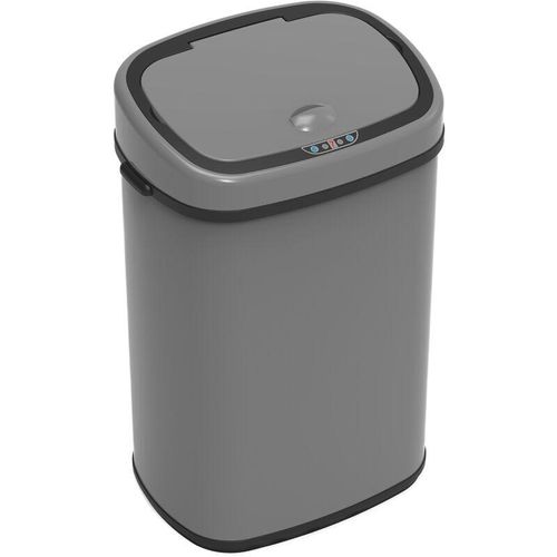 4250815308327 - Sensor-Mülleimer 58L Stahl Mülleimer mit Sensor Abfalleimer Grau - Svita 4250815308327 - Sensor-Mülleimer 58L Stahl Mülleimer mit Sensor Abfalleimer Grau - Svita