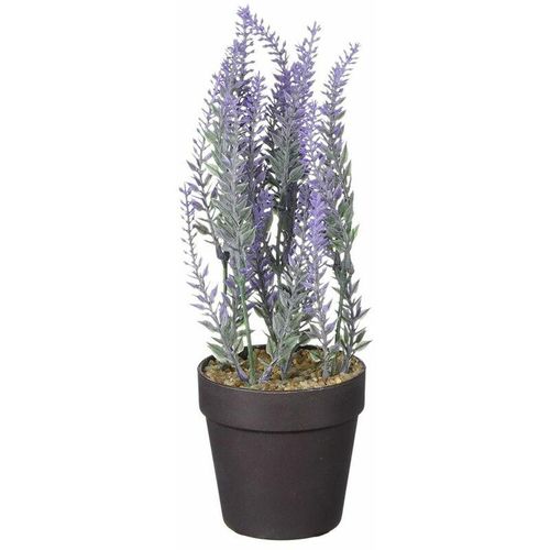 8720362272847 - - Mica künstlicher Lavendel im Topf violett 24 x 10 cm Dekoblumen