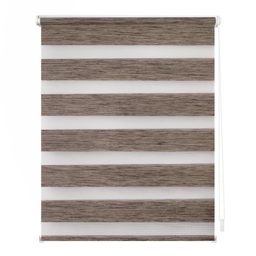4250434154800 - Doppelrollo ORIGINAL Duo Rollo Klemmfix ohne Bohren meliert Rollos Gr 150 cm stufenlos positionierbar 70 cm braun (hellbraun weiß) Doppelrollos 4250434154800 - Doppelrollo ORIGINAL Duo Rollo Klemmfix ohne Bohren meliert Rollos Gr 150 cm stufenlos positionierbar 70 cm braun (hellbraun weiß) Doppelrollos