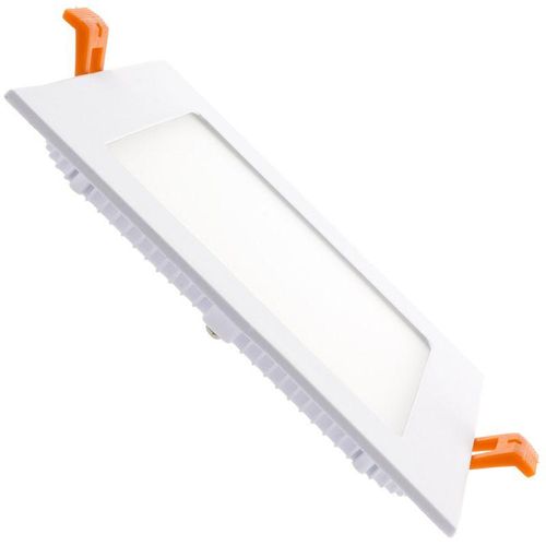 8445044016099 - Ledkia - LED-Deckeneinbauleuchte 12W Eckig SuperSlim 155x155mm Kaltes Weiß 6000K - 6500K 120º170 mm