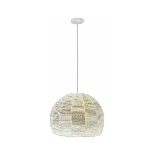 8435197489932 - Cristalrecord - Samar 1xE27 Rattan-Pendelleuchte 36cm