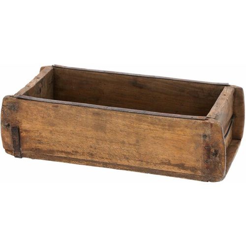 4262371534102 - Ziegelform Holzkiste mit Metall Beschlägen - 30 x 15 cm - Vintage Deko Kiste aus Altholz - Allzweck Box aus altem recyceltem Holz shabby used look 4262371534102 - Ziegelform Holzkiste mit Metall Beschlägen - 30 x 15 cm - Vintage Deko Kiste aus Altholz - Allzweck Box aus altem recyceltem Holz shabby used look
