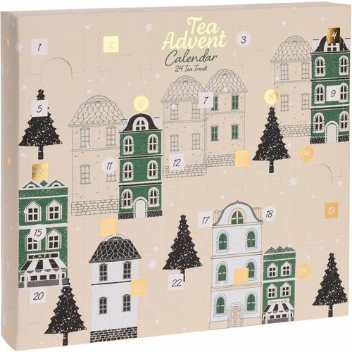 4262371530869 - Spetebo - Tee Adventskalender 2023 klein - 23 x 21 cm - Weihnachten Advent Kalender Probier Set Geschenkidee