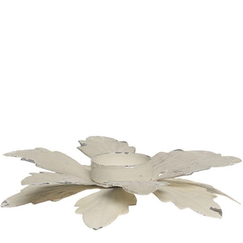 5712750361649 - Chic Antique Teelichthalter mit Blumenmuster Höhe 4 cm x ∅17 cm 5712750361649 - Chic Antique Teelichthalter mit Blumenmuster Höhe 4 cm x ∅17 cm