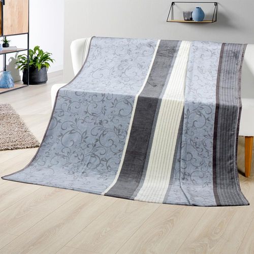 4022378186779 - BELLA CASA Kuscheldecke Soft Touch bedruckt ca 130 x 170 cm