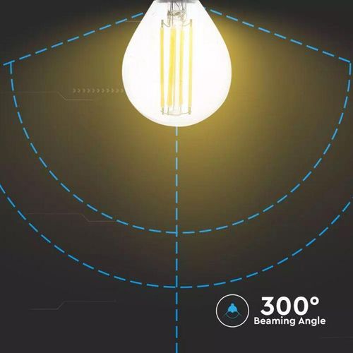 3800157659321 - Vtac - v-tac LED-Glühbirne E14 6W 130LM W Glühfaden P45 2700K