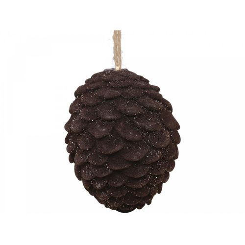 5712750249664 - Chic Antique Baumschmuck Tannenzapfen Velours H45 Ø4 cm mokka 5712750249664 - Chic Antique Baumschmuck Tannenzapfen Velours H45 Ø4 cm mokka