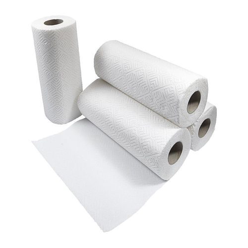 8057714362445 - Küchenrolle VE 4 Rollen Zellstoff weiß 3-lagig weiß LxB 260 x 200 mm ab 50 VE kaiserkraft