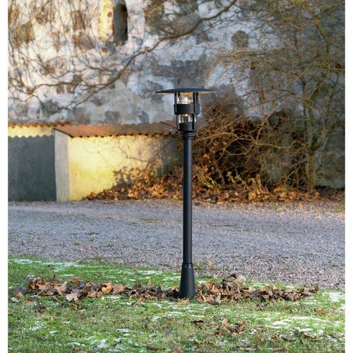 7318305237506 - Konstsmide Lighting - Konstsmide Freja Outdoor Classic Mattschwarze Mastleuchte IP23