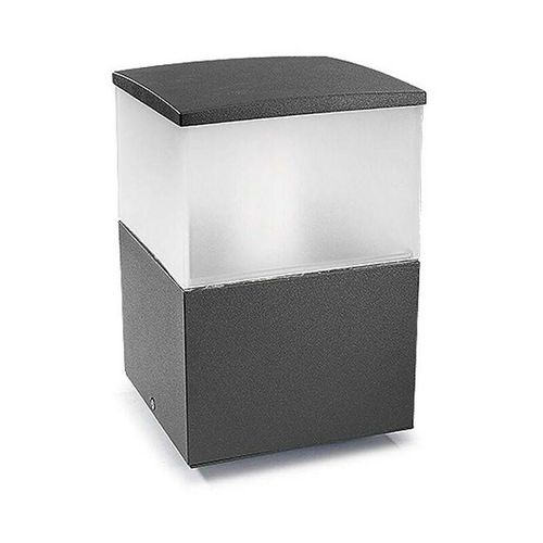 8435111076255 - Leds-c4 Lighting - Leds-C4 Cubik E27 - 1 Leichte kleine Außenpollerleuchte Urban Grey IP54 E27