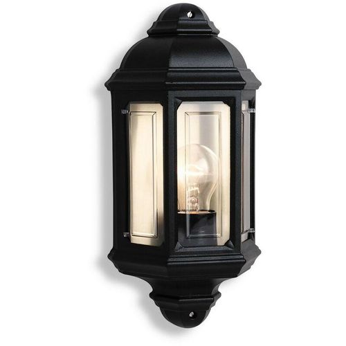 5036797129452 - Firstlight Products - Firstlight Outdoor - 1 leichte Außenwandlaterne schwarz IP44 E27