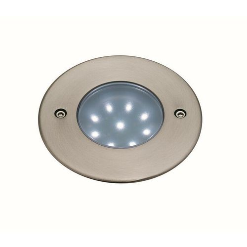 5036797130571 - Firstlight Products - Firstlight - led 9 Light Walkover Einbauleuchte Edelstahl Weiß IP68