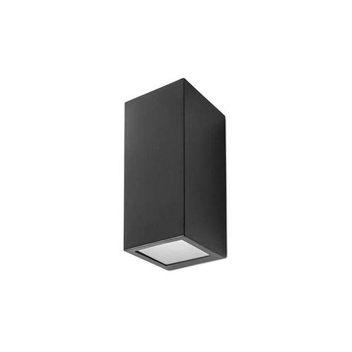 8435381454227 - Forlight Lighting - Forlight Cube - 2 Licht Außenwandleuchte Schwarz IP44