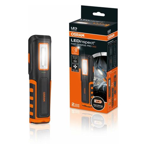 4052899623866 - OSRAM LEDIL405 LEDInspect FAST CHARGE PRO500 LED Arbeitsleuchte akkubetrieben über USB 500 lm