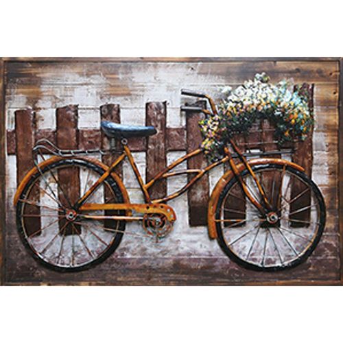 4041908127440 - INTERIA Home&Living 3D Metallbild Fahrrad