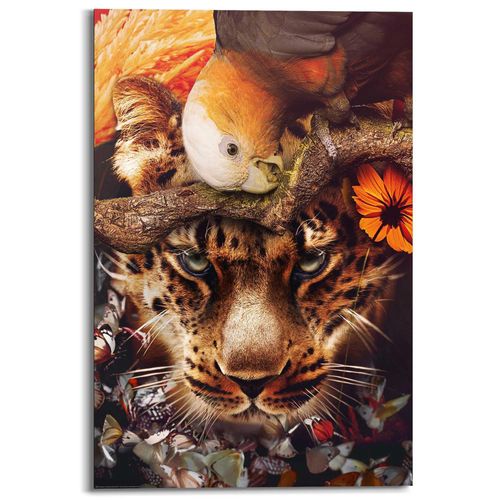 8714597622058 - Bild CHASING BIRDS (LBH 60x2x90 cm) LBH 60x2x90 cm bunt Kunstdruck Gemälde Wandbild