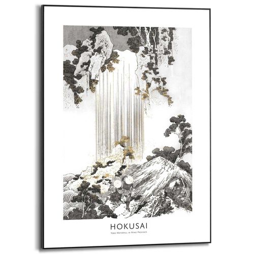 8714597626223 - Poster REINDERS Hokusai Bilder Gr B H T 50 cm x 70 cm x 16 cm schwarz (schwarz weiß) Poster