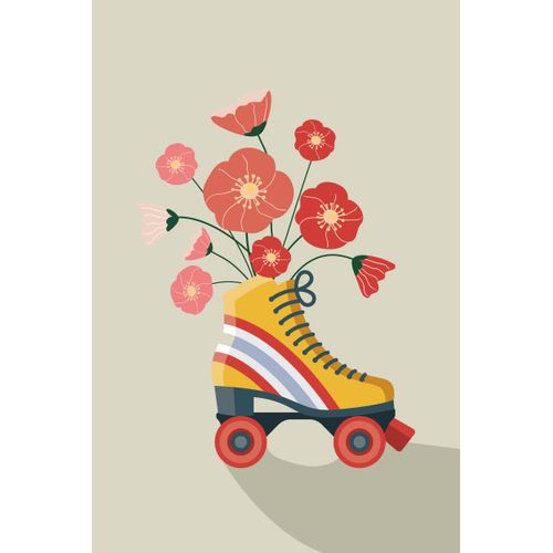 8714597639575 - Leinwandbild REINDERS Rollerskates Bilder Gr B H T 20 cm x 30 cm x 25 cm bunt Leinwandbilder