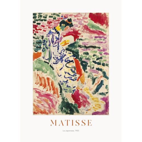 8714597639193 - Leinwandbild REINDERS La Japonaise - Matisse Bilder Gr B H T 50 cm x 70 cm x 22 cm bunt Leinwandbilder