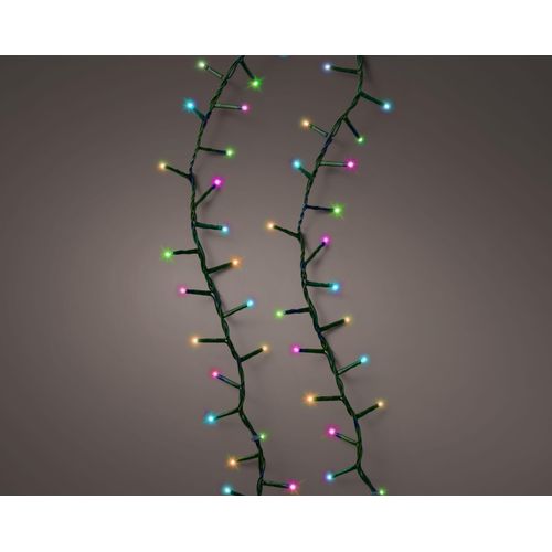 8720194606520 - Pastell mehrfarbig blinkende led Girlande 16m 500l grünes Kabel