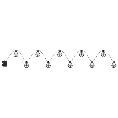 9007371439676 - Stena Led Lichterkette Kunststoff Schwarz 10X Led