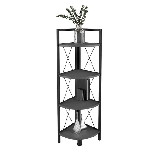 4051814434877 - Standregal Holz Metall Eckregal Aufbewahrung Stand Regal Bücherregal Deko Bücher Standregal Insasi 4 Gr 34 grau (anthrazit) B34cm H122cm T34cm Holzwerkstoff Holz Spanplatte Regale 4051814434877 - Standregal Holz Metall Eckregal Aufbewahrung Stand Regal Bücherregal Deko Bücher Standregal Insasi 4 Gr 34 grau (anthrazit) B34cm H122cm T34cm Holzwerkstoff Holz Spanplatte Regale