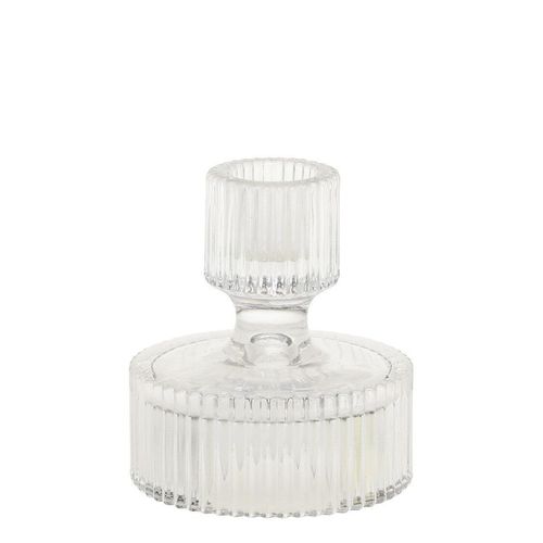 5712750358465 - Chic Antique Kerzenständer für Stabkerzen aus Glas durchsichtig 5712750358465 - Chic Antique Kerzenständer für Stabkerzen aus Glas durchsichtig