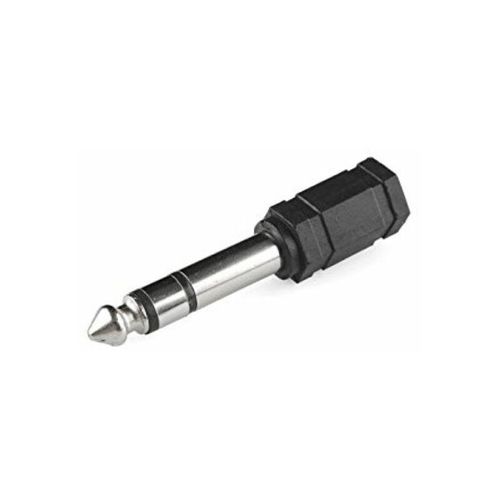 4004005505160 - Audio Adapter KHA8181 533 Klinke Stecker Buchse schwarz 1x 63mm Klinken Stecker   1x 35 Adapter - Schwaiger