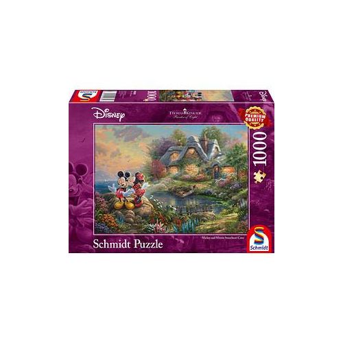 4001504596392 - Thomas Kinkade Painter of Light - Disney Sweethearts Mickey & Minnie Puzzle