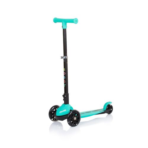 3800931055608 - Kinderroller Robby 3 LED-Räder Lenker höhenverstellbar klappbar Bremse türkis 3800931055608 - Kinderroller Robby 3 LED-Räder Lenker höhenverstellbar klappbar Bremse türkis