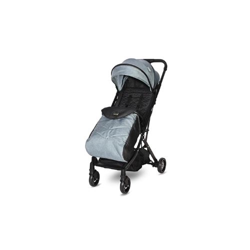 3800151989288 - Kinderwagen Myla Aluminiumrahmen Korb Fußsack klappbar mit Zusatzgriff hellblau