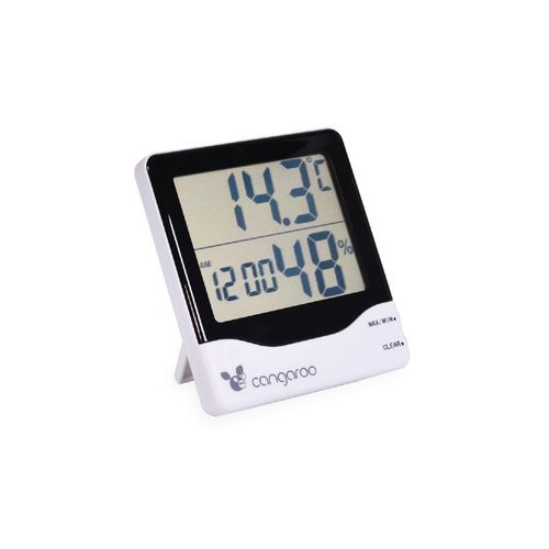 3800146260460 - Thermometer 3 in 1 Hygrometer Thermometer digitale Uhr mit Wecker