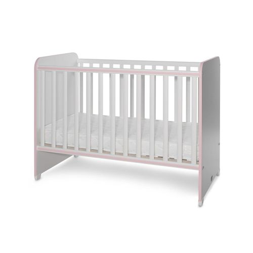 3800166104591 - Babybett Sweet Dream 124 x 68 x 95 cm Unterbettrahmen mit zwei Ebenen pink